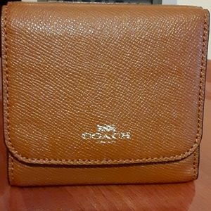 NWT COACH Small Trifold card case wallet